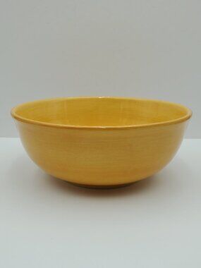 Tabletops Unlimited Corsica Butter Serving Bowl Dark Yellow Gold Serving Bowl